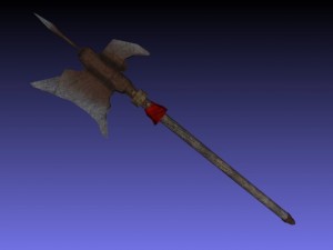 medieval halberd 3D Model