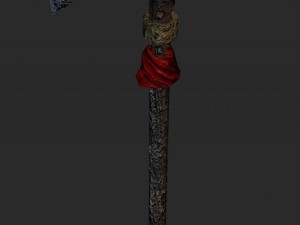 medieval halberd 3D Model