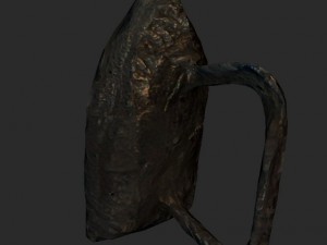 old rusty iron 3D Model