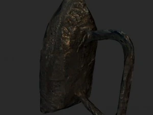 old rusty iron 3D Model