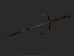 rusty sai 3D Model