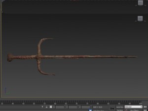 rusty sai 3D Model
