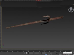 rusty sai 3D Model