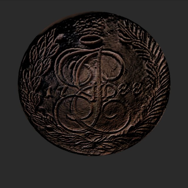 5 copecks 1788 catherine copper Model 3D .c4d .max .obj .3ds .fbx .stl .blend