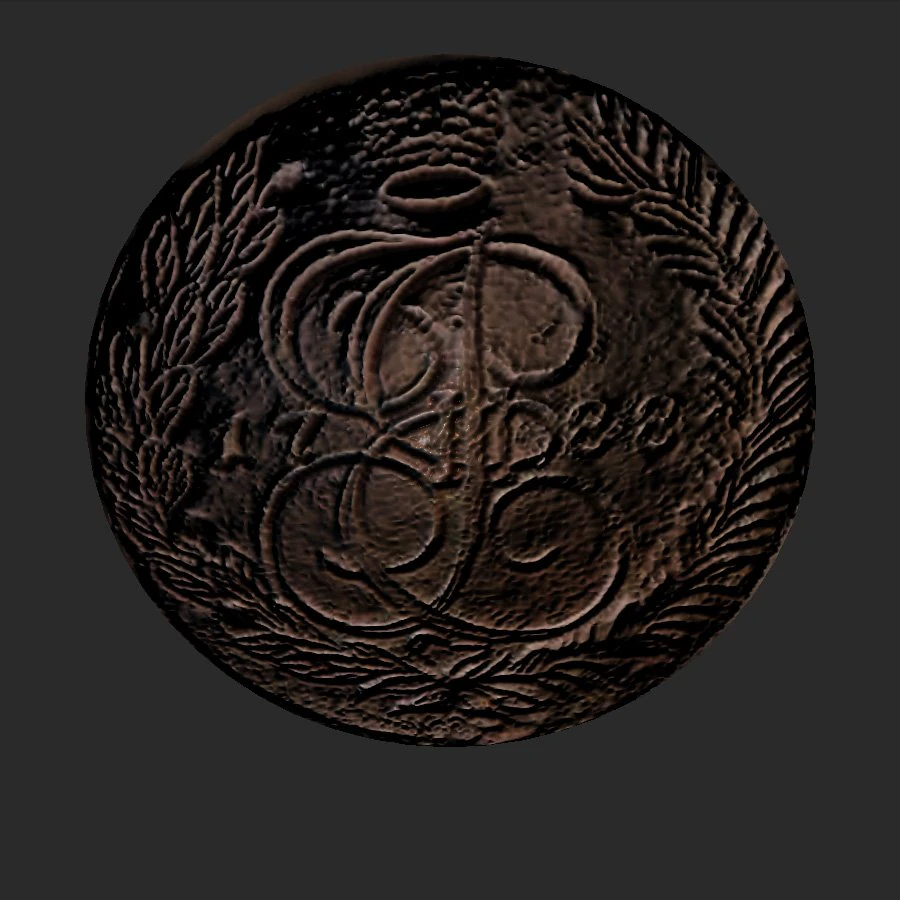 5 copecks 1788 catherine copper 3D Model .c4d .max .obj .3ds .fbx .stl .blend