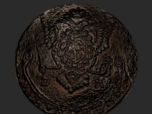 5 copecks 1788 catherine copper 3D Model
