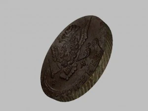 5 copecks 1788 catherine copper 3D Model