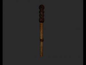 low poly set crew cannons Modelo 3D