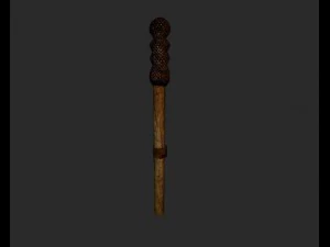 low poly set crew cannons 3D Model