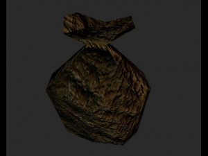 low poly set crew cannons Modelo 3D