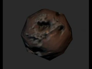 low poly set crew cannons 3D Model