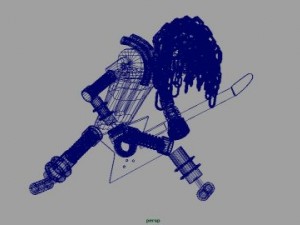 metal music guy 3D Model
