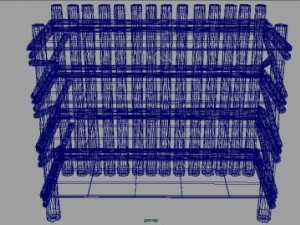 classic bookcase 3D 模型