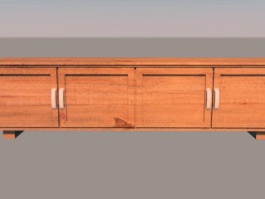 credenza 3D मॉडल