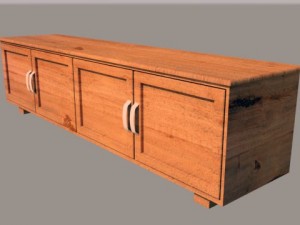 credenza 3D मॉडल