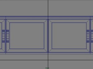 credenza 3D मॉडल