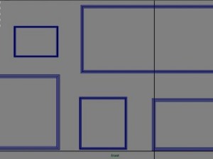 wooden picture frames Model 3D