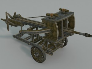 ballista- medieval 3Dモデル