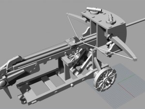 ballista- medieval 3Dモデル