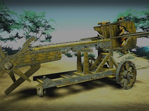 ballista- medieval 3Dモデル