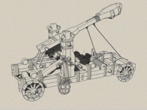 catapult-- medieval 3D Model