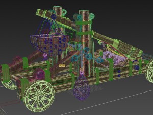 catapult-- medieval 3D Model