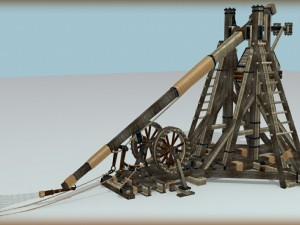 trebuchet 3D Model