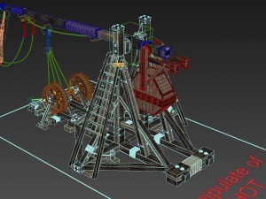 trebuchet 3D Model