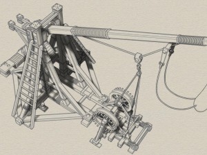 trebuchet 3D Model