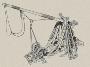 trebuchet 3D Model