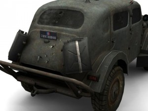 military vehicle Modelo 3D