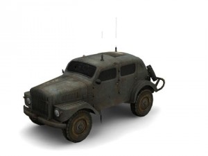 military vehicle Modelo 3D