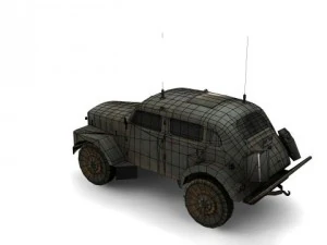 military vehicle 3D Model