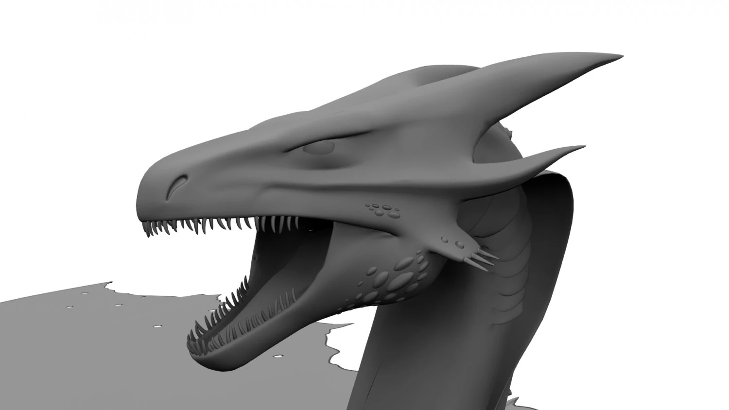 dragon Modèle 3D .c4d .max .obj .3ds .fbx .stl .blend 