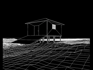 beach cottage 3D Model