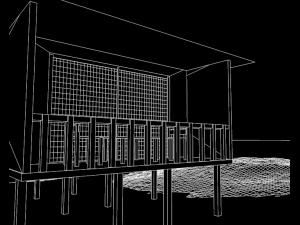 beach cottage 3D Model