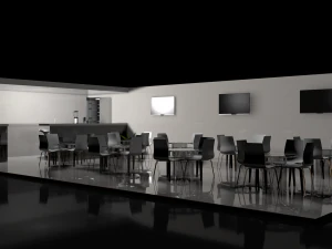 レストラン 3Dモデル