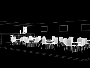 Restaurant 3D Modell