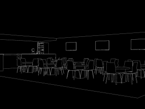 Restaurant 3D Modell