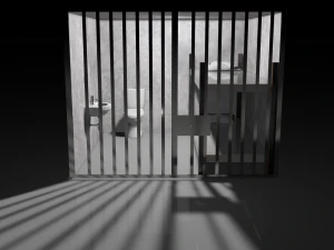 Gef&auml;ngnis 3D Modell