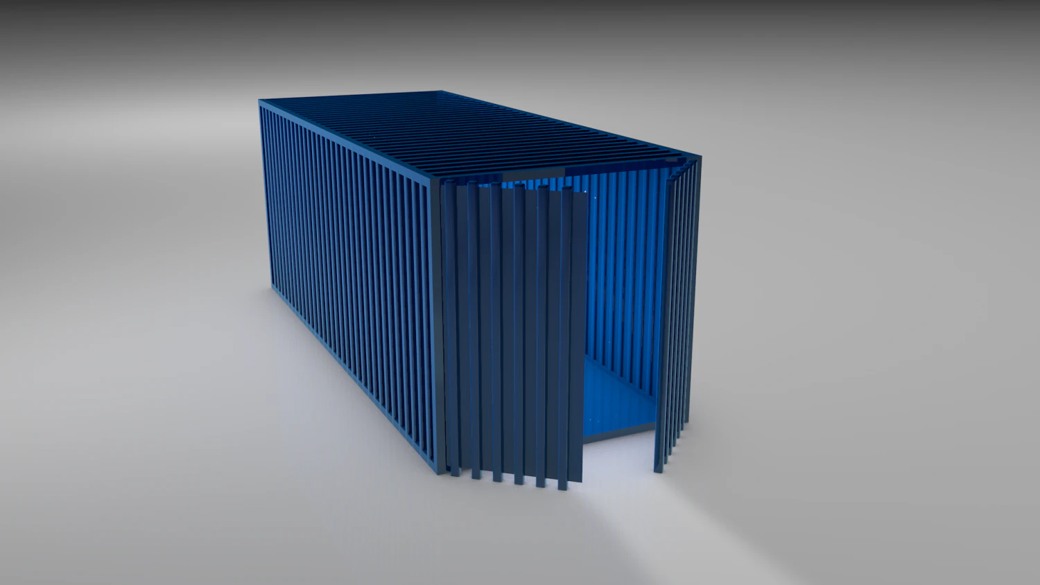 container 3D Model .c4d .max .obj .3ds .fbx .stl .blend