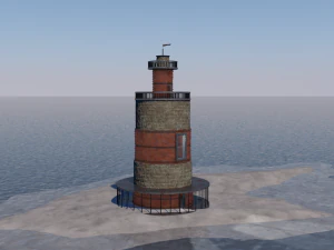 island lighthouse 3D Model
