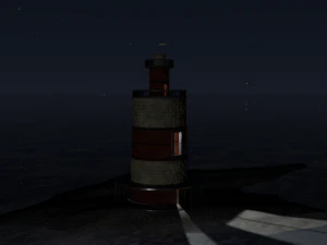 island lighthouse 3D Model
