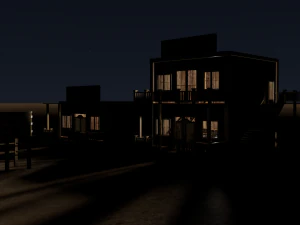 western saloon 3D Model