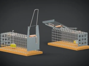 ネズミ捕り 3Dモデル