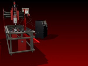 cnc mill 3Dモデル