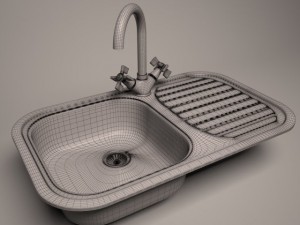 kitchen sink 3D 模型