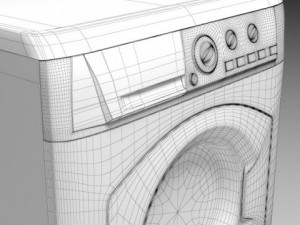 washing machine ariston 3D Model