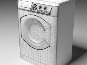 washing machine ariston 3D Model
