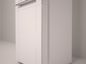 fridge 3D 모델